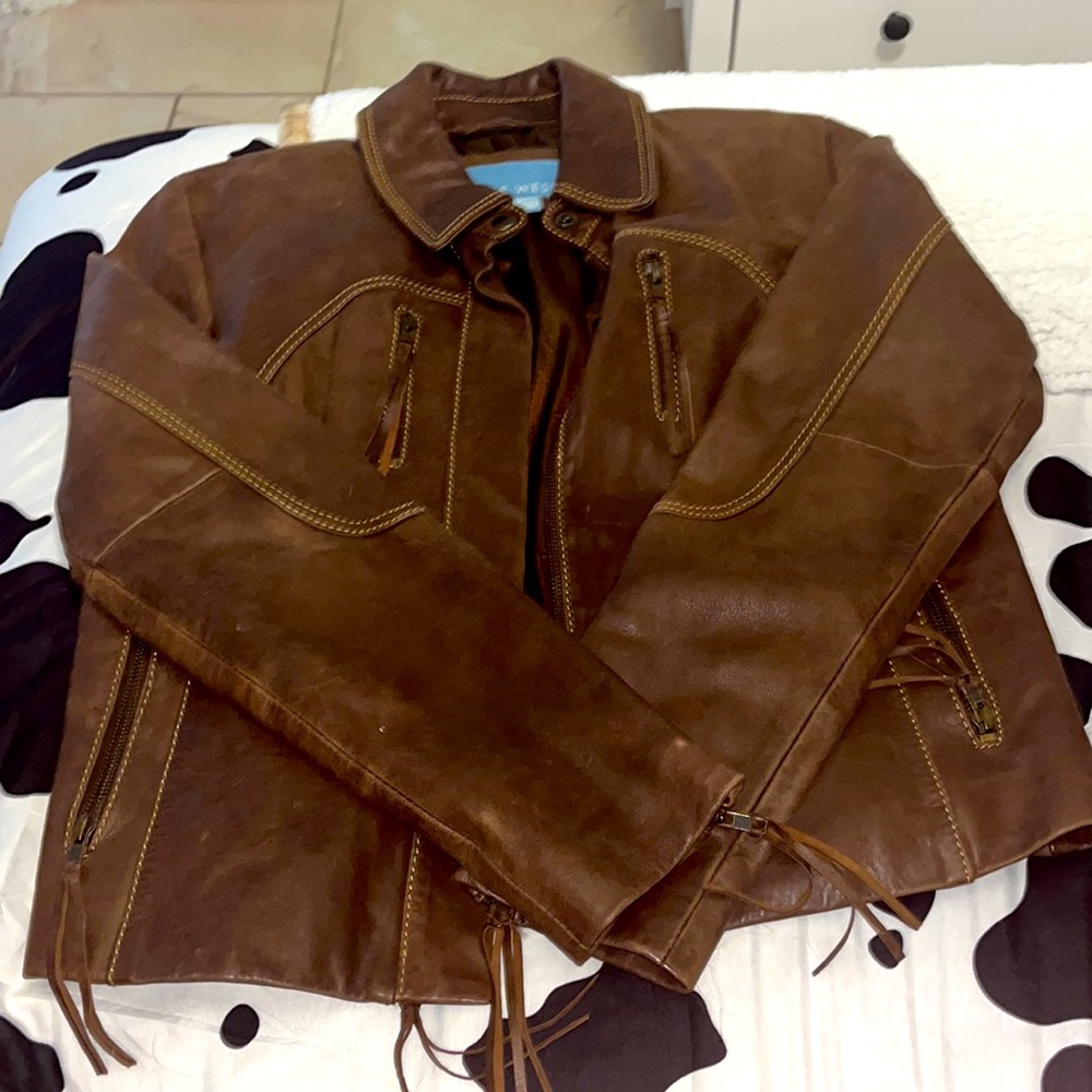 Leather jacket
